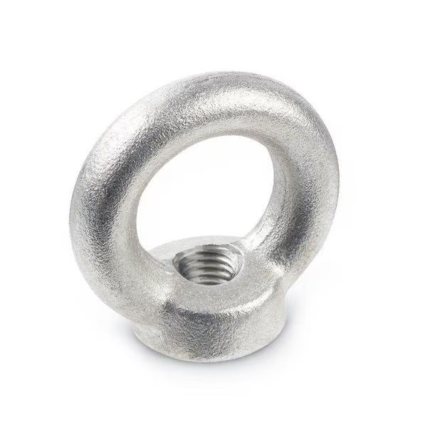 Round Eye Nut, M16 Thread Size, Stainless Steel, J.W. Winco, Mfr#: 582-M16-NI